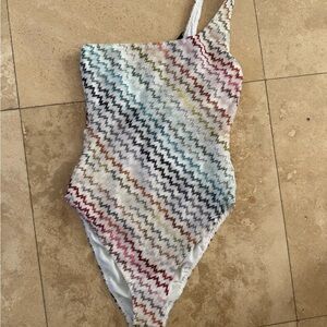 Missoni Colorful Zigzag One Piece Swimsuit